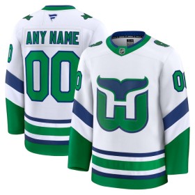 Carolina Hurricanes Dresy Personalizované Fanatics Premium 2024-25 Bílý Třetí - Pánské